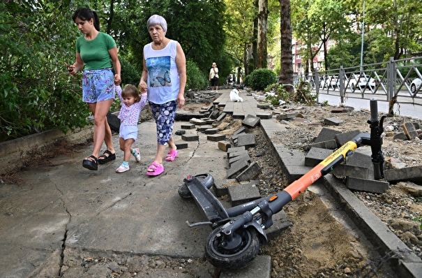 Предварительный ущерб от стихии в Сочи оценивается почти в 680 млн рублей