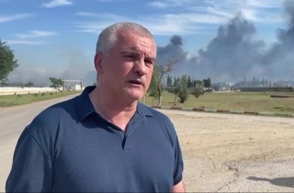 Аксенов: пожар на аэродроме в крымской Новофедоровке локализован