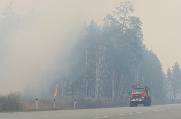 Дымка от лесных пожаров в Югре вновь окутала Тюмень