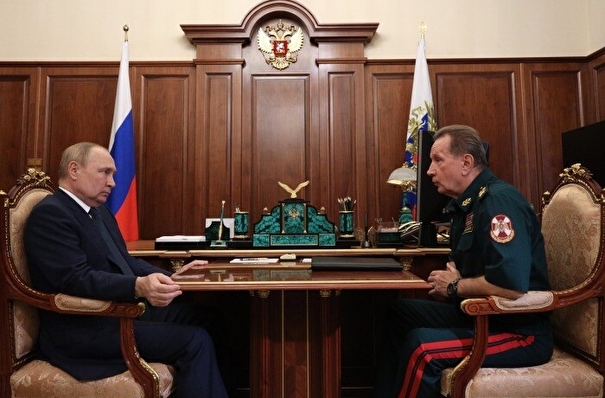 Золотов доложил Путину о выполнении Росгвардией задач в зоне СВО на Украине