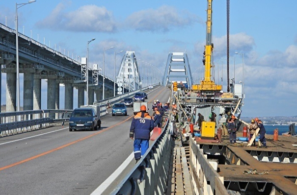 Более 1,2 тыс. тонн металлоконструкций поставлено для ремонта Крымского моста - Хуснуллин