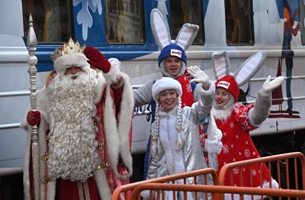 Поезд Деда Мороза побывает в семи городах ЦФО