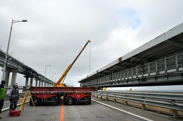 Движение автомобилей по Крымскому мосту приостановят 10 января для продолжения ремонта