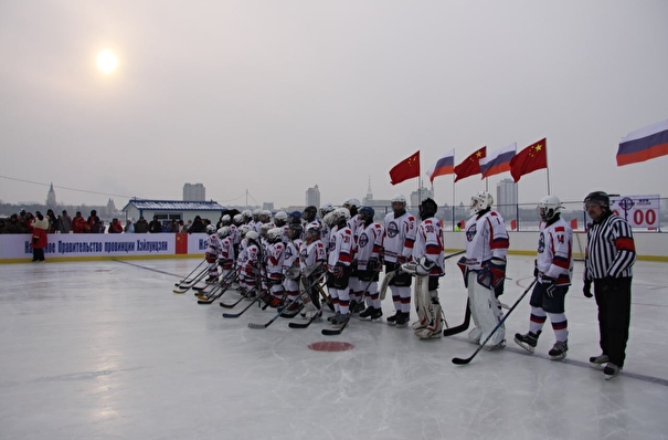 Российско-китайский хоккейный матч на льду реки Амур пройдет после трех лет перерыва