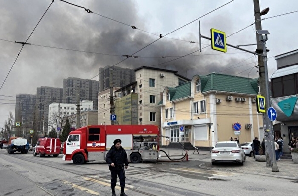Причиной пожара в здании ПУ ФСБ в Ростове-на-Дону стало замыкание электропроводки - губернатор