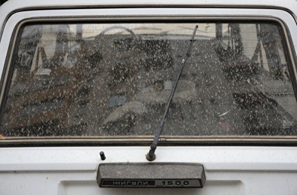 "Пыльный" дождь из пустыни Гоби прошел во Владивостоке