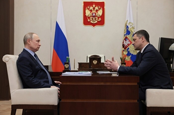 Путин пожелал псковскому губернатору Ведерникову успеха на предстоящих выборах