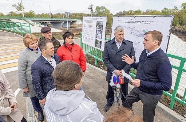 Мост, соединяющий три района в Туле, планируется сдать в 2024 году - губернатор
