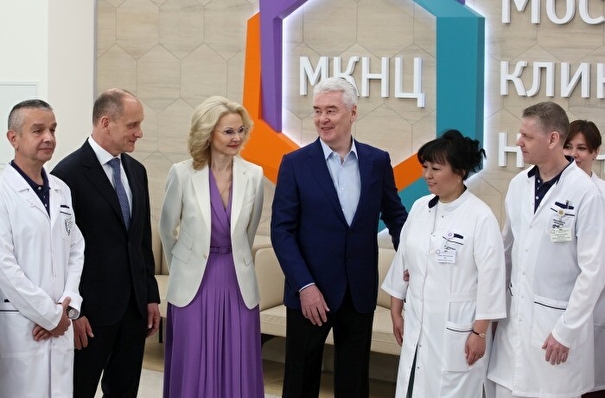 Собянин и Голикова осмотрели новый лечебно-диагностический комплекс Московского клинического научного центра Логинова