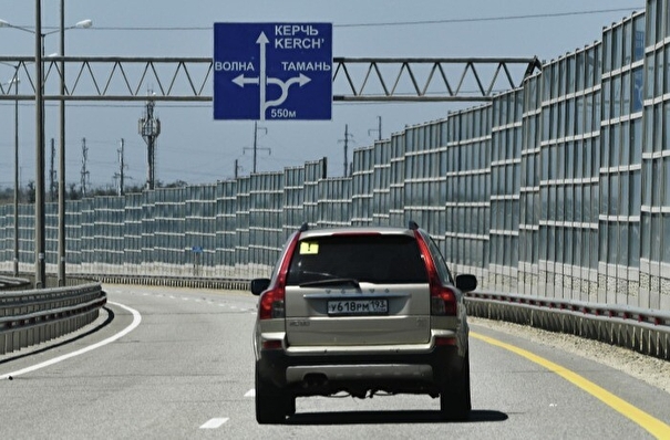 Пробка на подъезде к Крымскому мосту со стороны Кубани ликвидирована