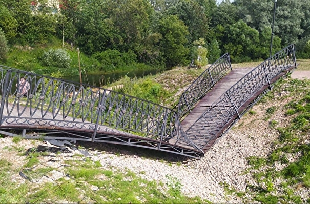 Один человек погиб и трое пострадали при обрушении пешеходного моста в Ленобласти