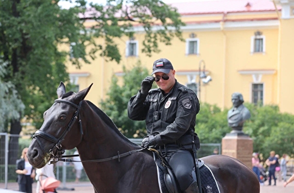 Конная полиция появилась в Петербурге