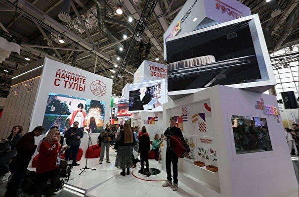 Тульская область представила интерактивно главные достижения на выставке "Россия"