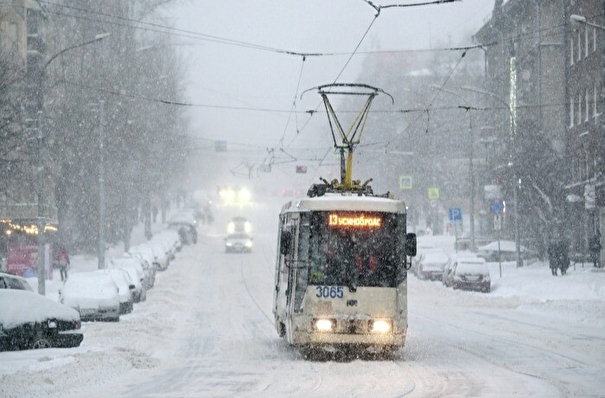 Трамваи перестали ходить в центре Екатеринбурга на фоне морозов