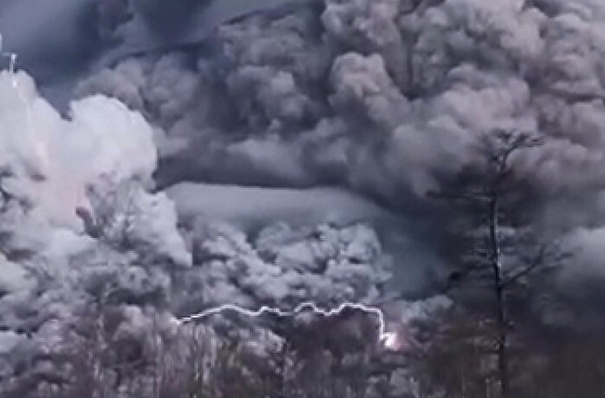 Пепел от апрельского извержения вулкана на Камчатке долетел до Скандинавии