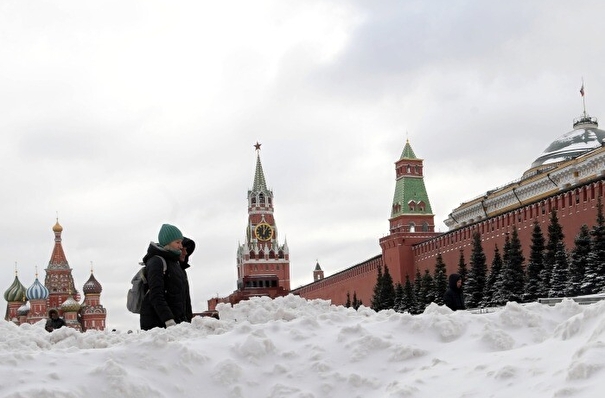 Сугробы в Москве выросли до 49 см