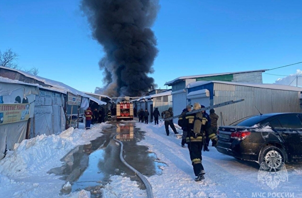 Прокуратура проводит проверку в связи с пожаром на рынке в Самаре