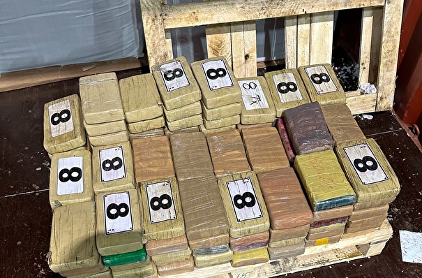 Свыше 1,2 тонны кокаина на 13 млрд рублей нашли в контейнере с кофе в порту Петербурга