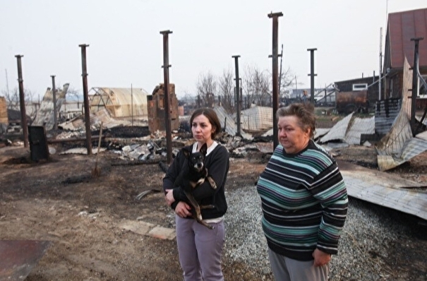 Более 45 человек остались без жилья после пожара в иркутской Вихоревке