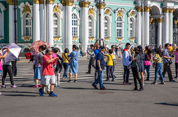 Въездной турпоток в Россию вырос в три раза в первом квартале