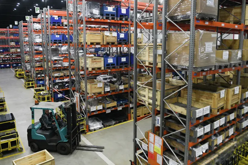 Рекордный ввод складов ожидается по итогам года в Петербурге. Фото. © РИА Новости, Александр Гальперин