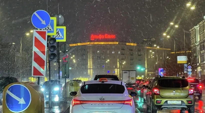 Пробки в Москве достигли 7 баллов. Фото. © РИА Новости. Наталья Селиверстова