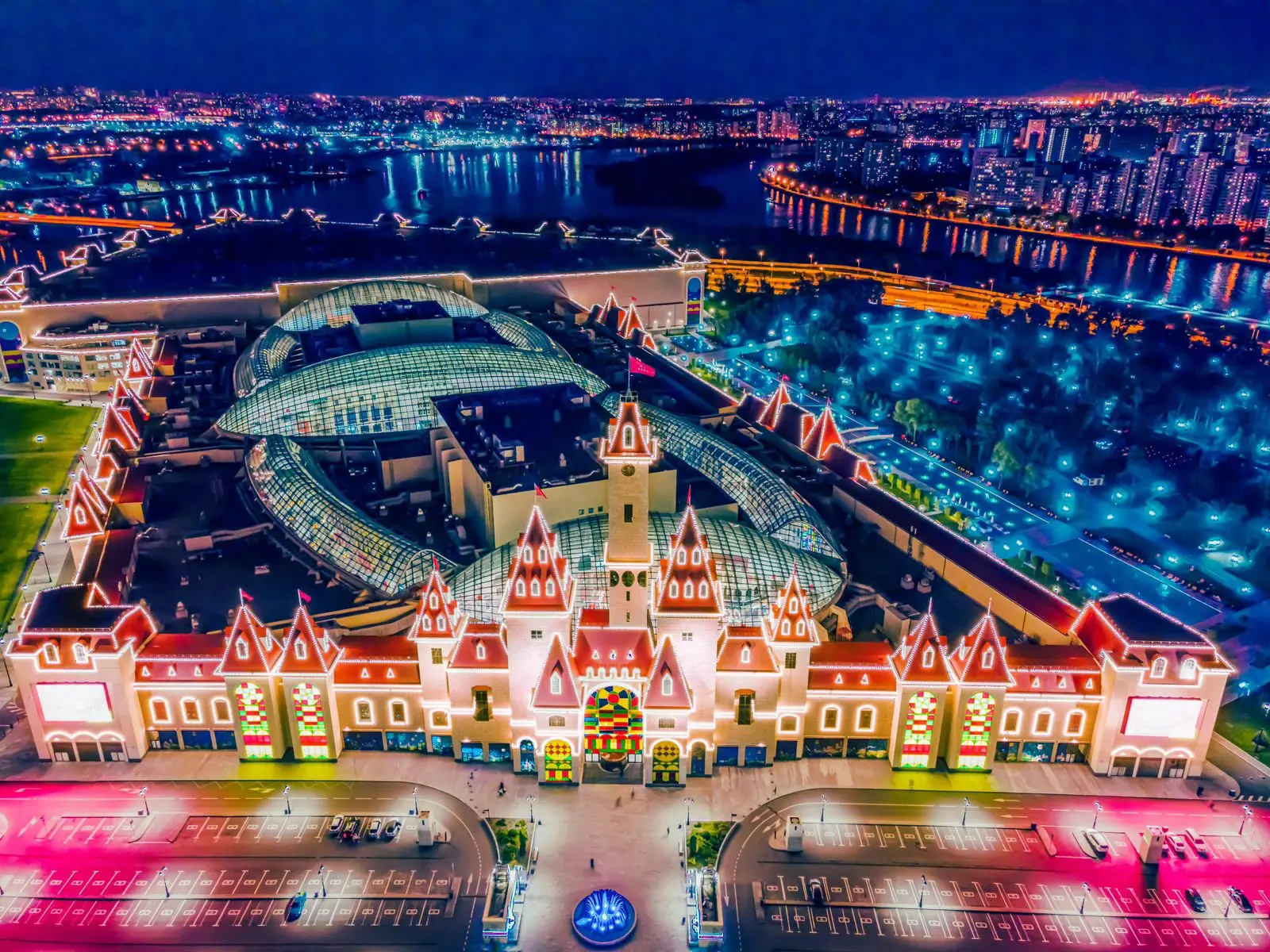 Аттракционы открытой части 