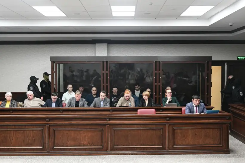 Обвиняемые по делу о теракте на Крымском мосту не признают своей вины. Фото. © РИА Новости. Сергей Пивоваров