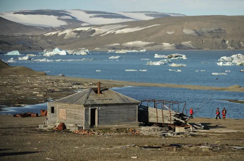 Вертолетную площадку предлагают построить для туристов на Новой Земле. Фото. © РИА Новости. Рамиль Ситдиков