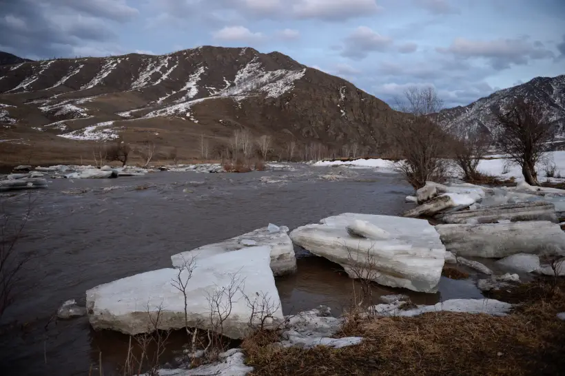 В Сибири готовятся к раннему паводку и лесным пожарам. Фото. © РИА Новости. Александр Кряжев