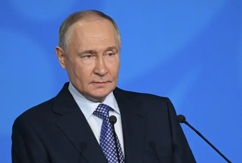 Путин сообщил, что боевые действия возобновлены после завершения пасхального перемирия. Фото. © РИА Новости. Рамиль Ситдиков