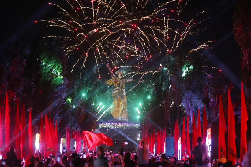 Более 1 млн участников собрали мероприятия к 80-летию Победы в Волгограде. Фото. © РИА Новости. Кирилл Брага