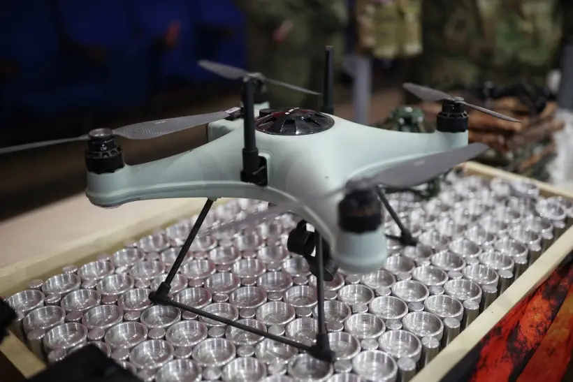 Дроны можно активнее использовать в стройке после СВО - Минстрой. Фото. © РИА Новости. Виталий Тимкив