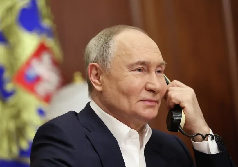 Путин сообщил, что в четверг будет говорить с Трампом. Фото. © РИА Новости. Александр Казаков