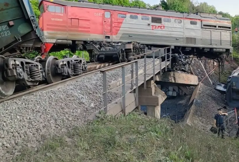 Движение на месте ЧП в Курской области восстановят через четверо суток - власти. Фото. © РИА Новости. Московская транспортная прокуратура