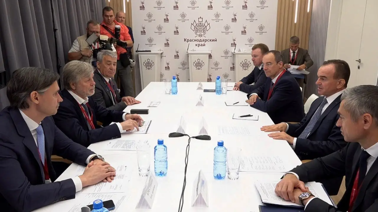 НМТП вложит 120 млрд руб. в строительство перегрузочного комплекса в Новороссийске - власти. Фото. © Пресс-служба администрации Краснодарского края. Кристина Ковалева