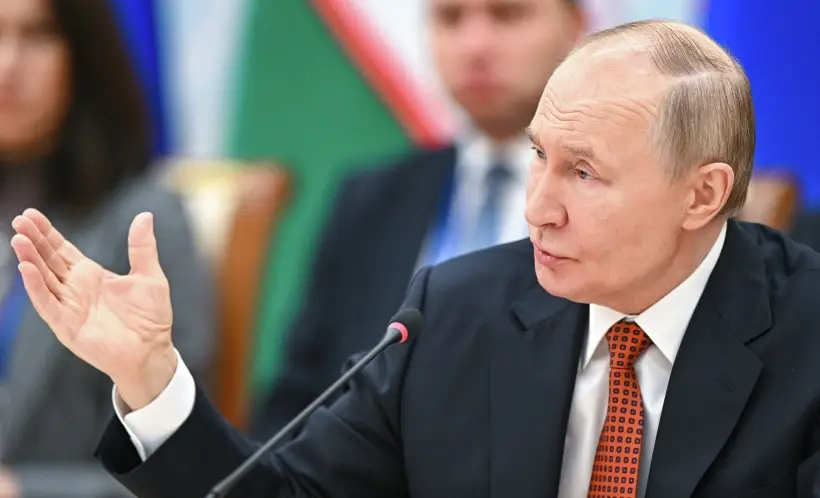 Путин: российский и украинский меморандумы прямо противоположные. Фото. © РИА Новости. Сергей Бобылев