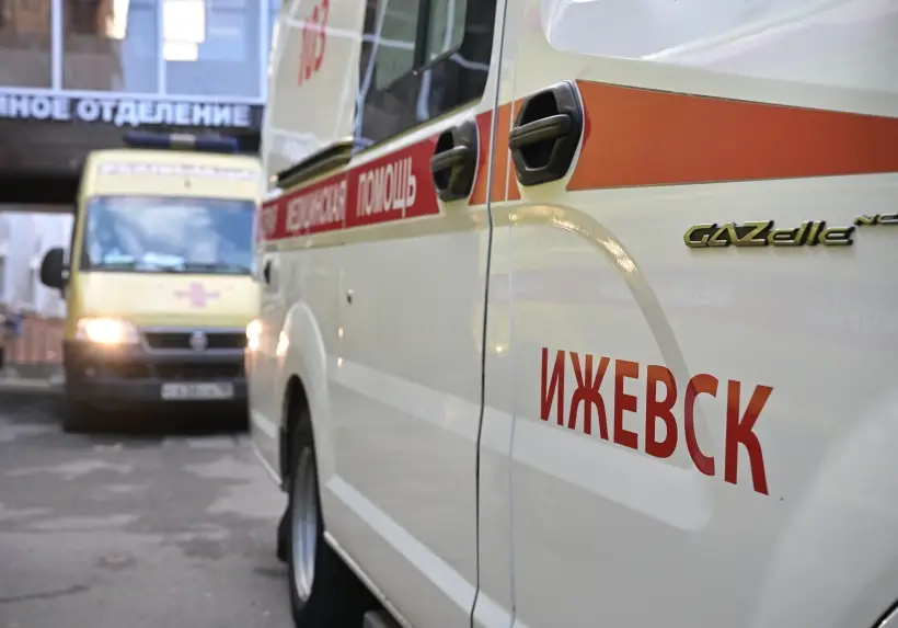 При атаке БПЛА в Удмуртии погибли три человека, 35 госпитализированы. Фото. © РИА Новости. Илья Питалев