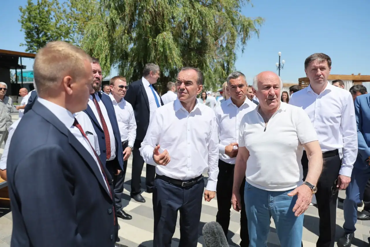 Кондратьев в Ейске. Кубань. © Пресс-служба администрации Краснодарского края. Кристина Ковалева