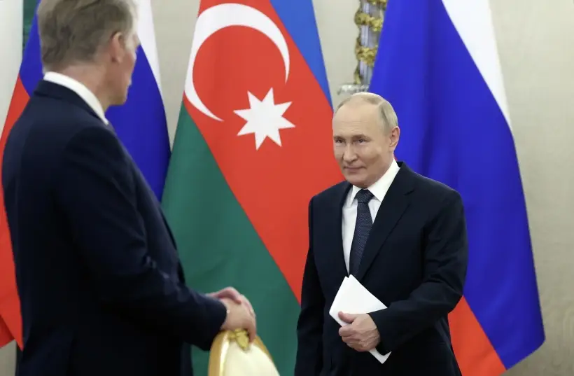 Песков обвиняет Киев в попытке вбить клин в отношения Москвы и Баку. Фото. © РИА Новости. Валерий Шарифулин