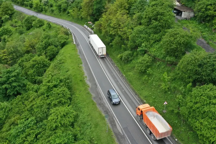 Военно-Грузинскую дорогу открыли для всех видов транспорта. Фото. © РИА Новости. Денис Абрамов