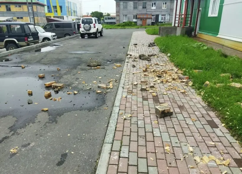 После обследования около 600 домов на Камчатке необходимости в эвакуации жителей не выявлено. Фото. © РИА Новости. Сергей Лакомов