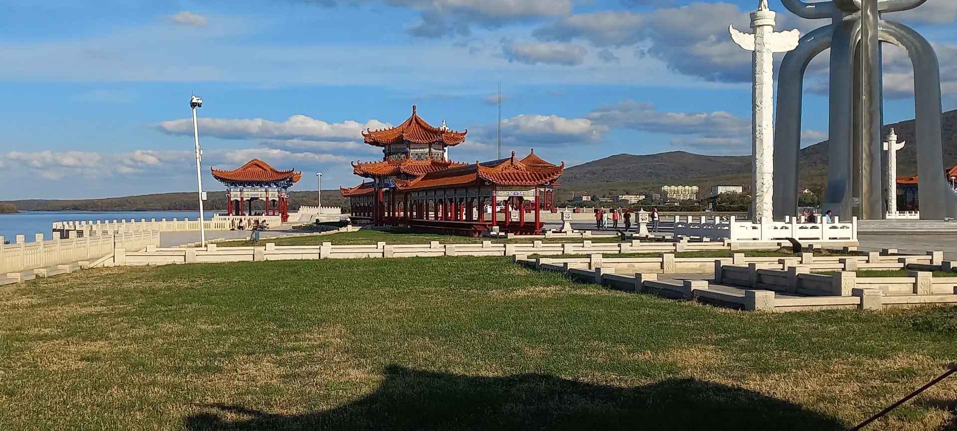 Китай к концу 2025 г. завершит строительство погранперехода в районе о. Большой Уссурийский. Фото. © 