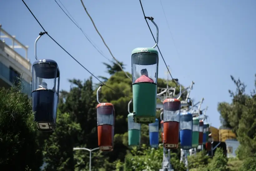 Канатная дорога оборвалась в Нальчике, есть пострадавшие - МЧС. Фото. © РИА Новости. Константин Михальчевский