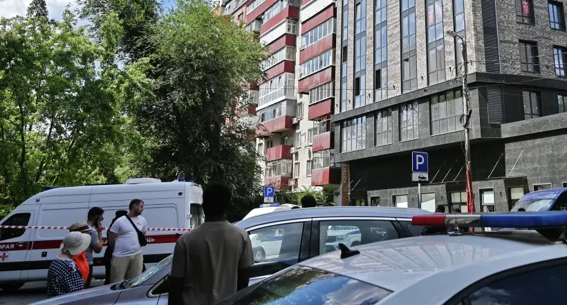 Поврежденными после атаки БПЛА в центре Ростова-на-Дону признаны 15 многоэтажек. Фото. © РИА Новости. РИА Новости