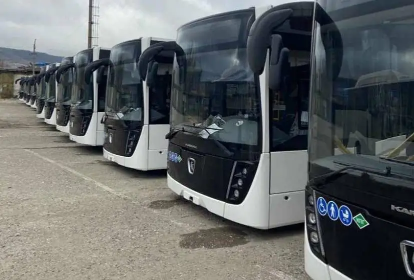Махачкала приобрела 84 автобуса по нацпроекту. Фото. © Управление информационной политики администрации Махачкалы. Муса Салгереев