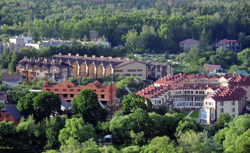 Подмосковные таунхаусы подешевели на 6% за год. Фото. © РИА Новости. Александр Кожохин