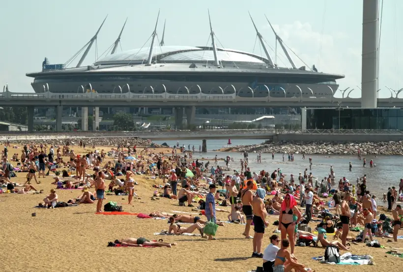 На последней неделе лета четыре пляжа в Петербурге и Ленобласти пригодны для купания. Фото. © РИА Новости. Алексей Даничев