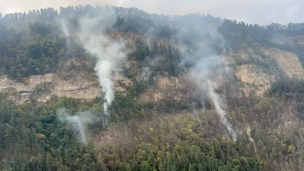 Ландшафтные пожары в двух районах Дагестана ликвидированы. Фото. © Пресс-служба правительства Дагестана. Насрула Дурциев