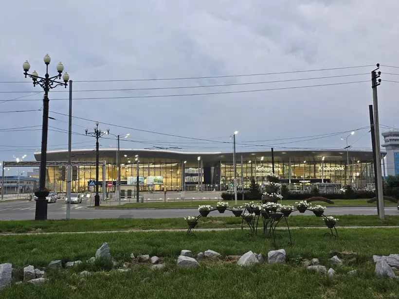 Аэропорт Хабаровска ввел новый международный терминал. Фото. © 